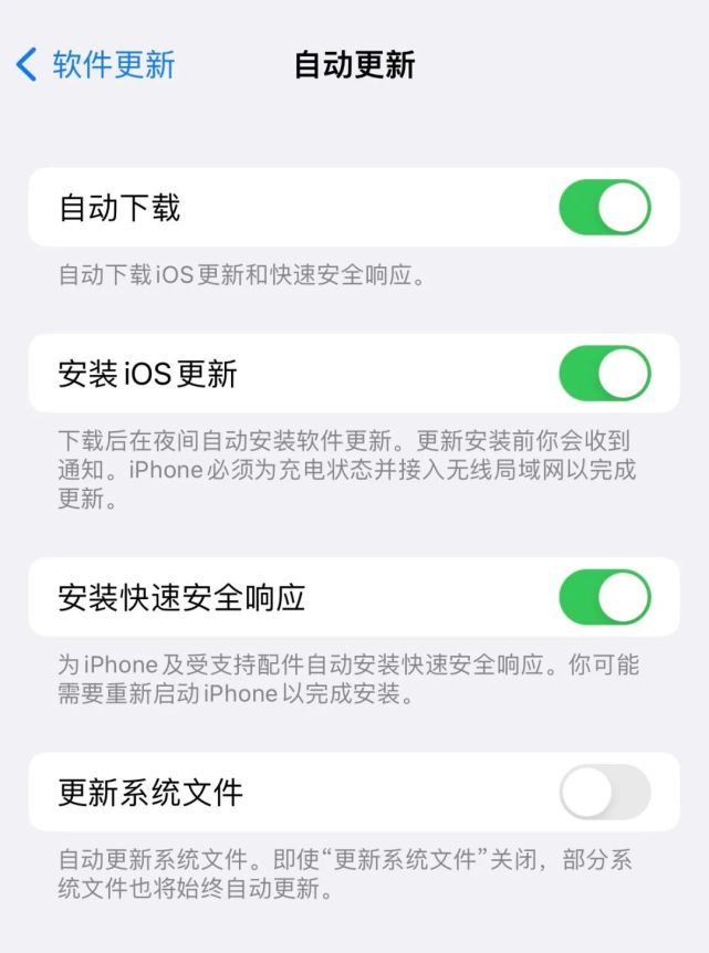 七叉镇苹果手机维修分享苹果快速安全响应更新有必要安装吗 