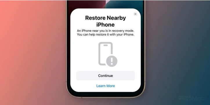 七叉镇苹果手机维修分享iOS 18无线恢复功能可用另一部iPhone恢复变砖的iPhone 16 